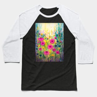 Garden Flowers Baseball T-Shirt